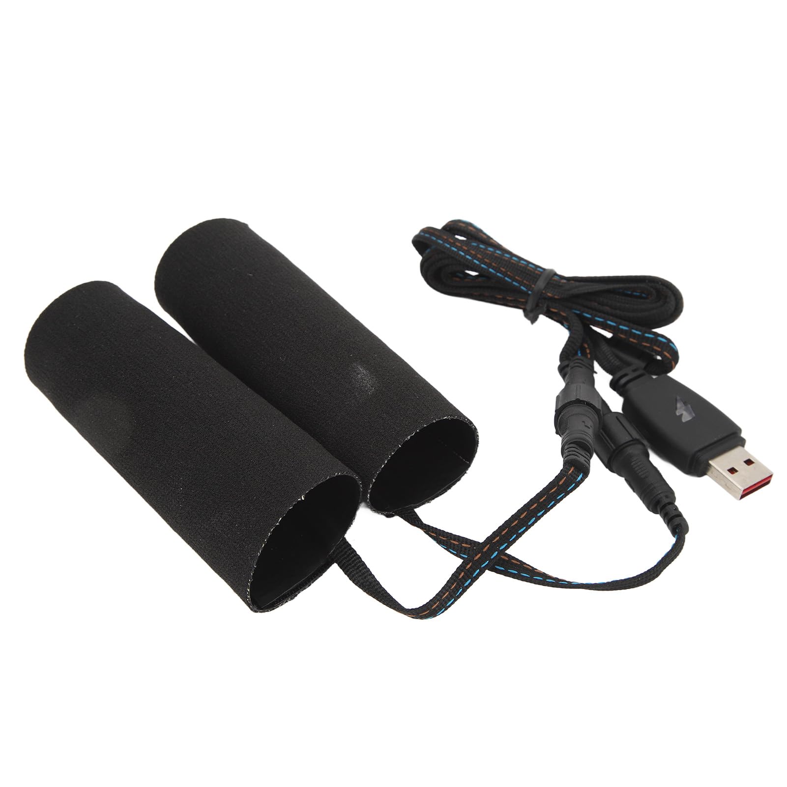 Copri Manubrio Riscaldante USB 5V per Moto e Scooter – Riscaldatore Manubrio con 3 Livelli di Temperatura (50°C/60°C/70°C), Rivestimento in Fibra Aramidica Antiscivolo, IP67 Impermeabile