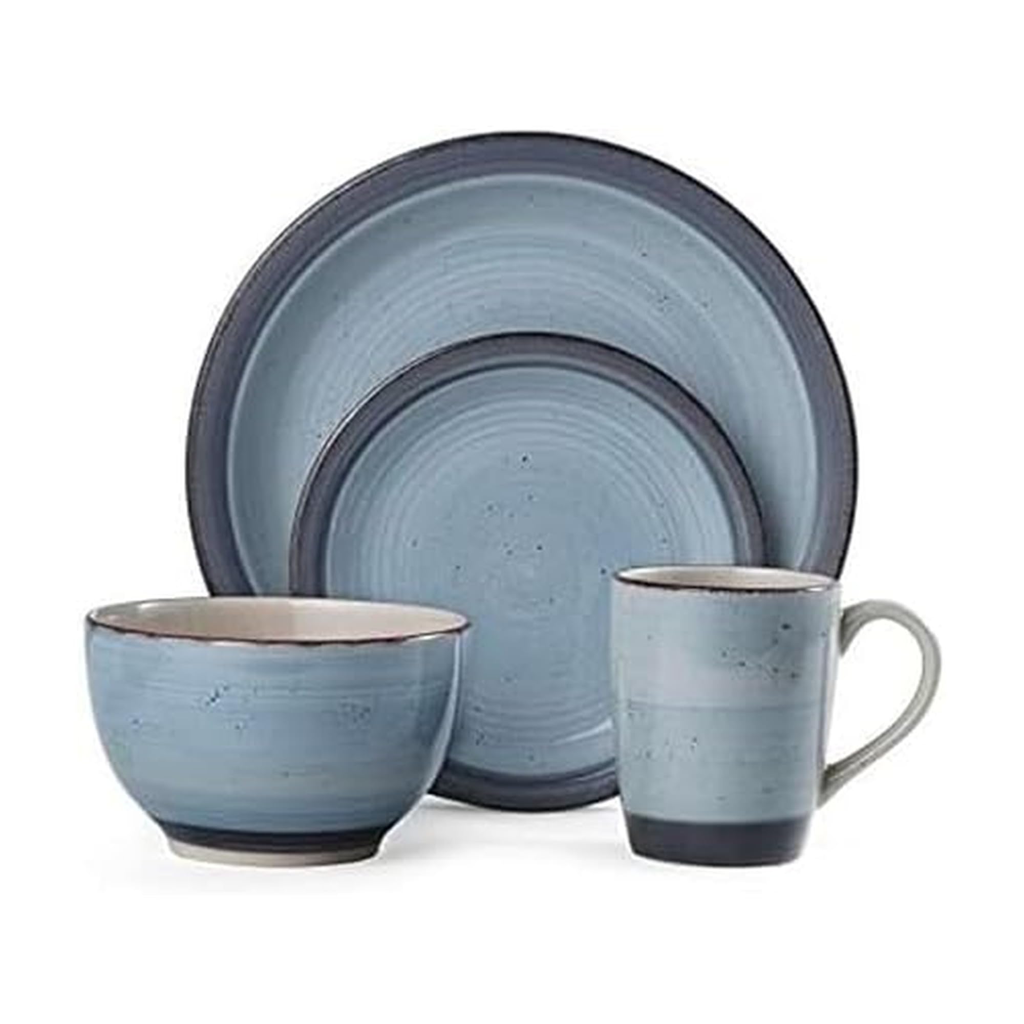 Pfaltzgraff Sadie 16-Piece Dinnerware Set, Blue