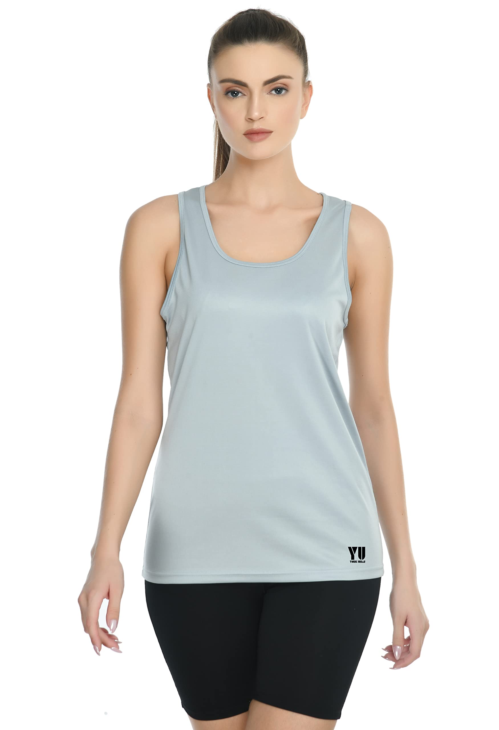Women's Polyester Vest (Grey)