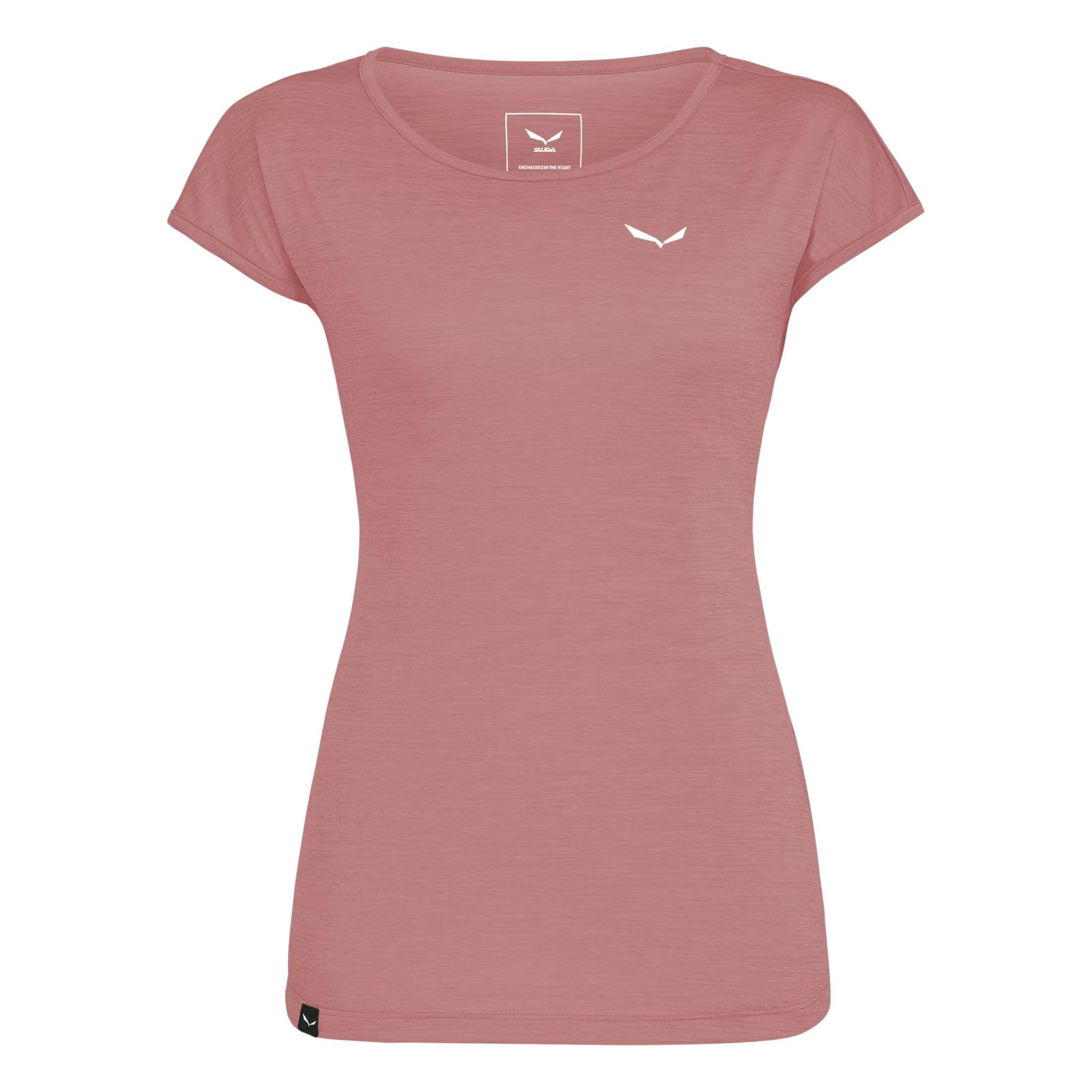 Salewa Puez Melange Dry T-Shirt W, Desert Pink Melange, 2XL