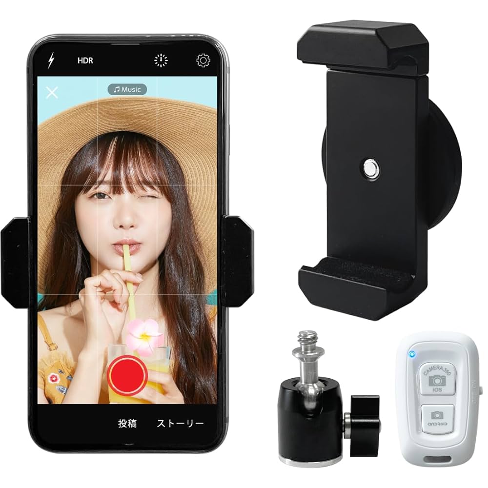 セルカツール マグネットスタンド 自撮りモニター 遠隔