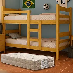 Beliche Madeira Maciça Resistência e Segurança com Colchões D33