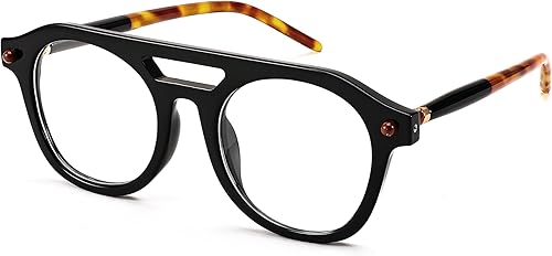 FEISEDY Gafas de bloqueo de luz azul aviador de los años 70, marco piloto cuadrado, antideslumbrante, gafas de computadora para mujeres y hombres,