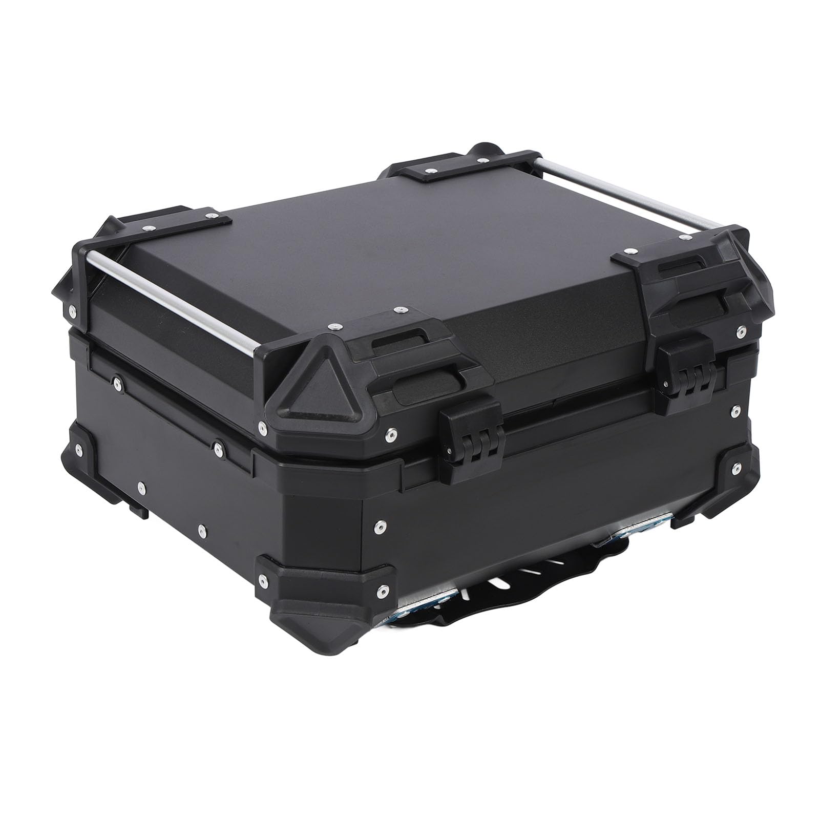 Wodoszczelny Kufer Motocyklowy 25L, Aluminiowy Schowek z Zamkiem do Kasku
