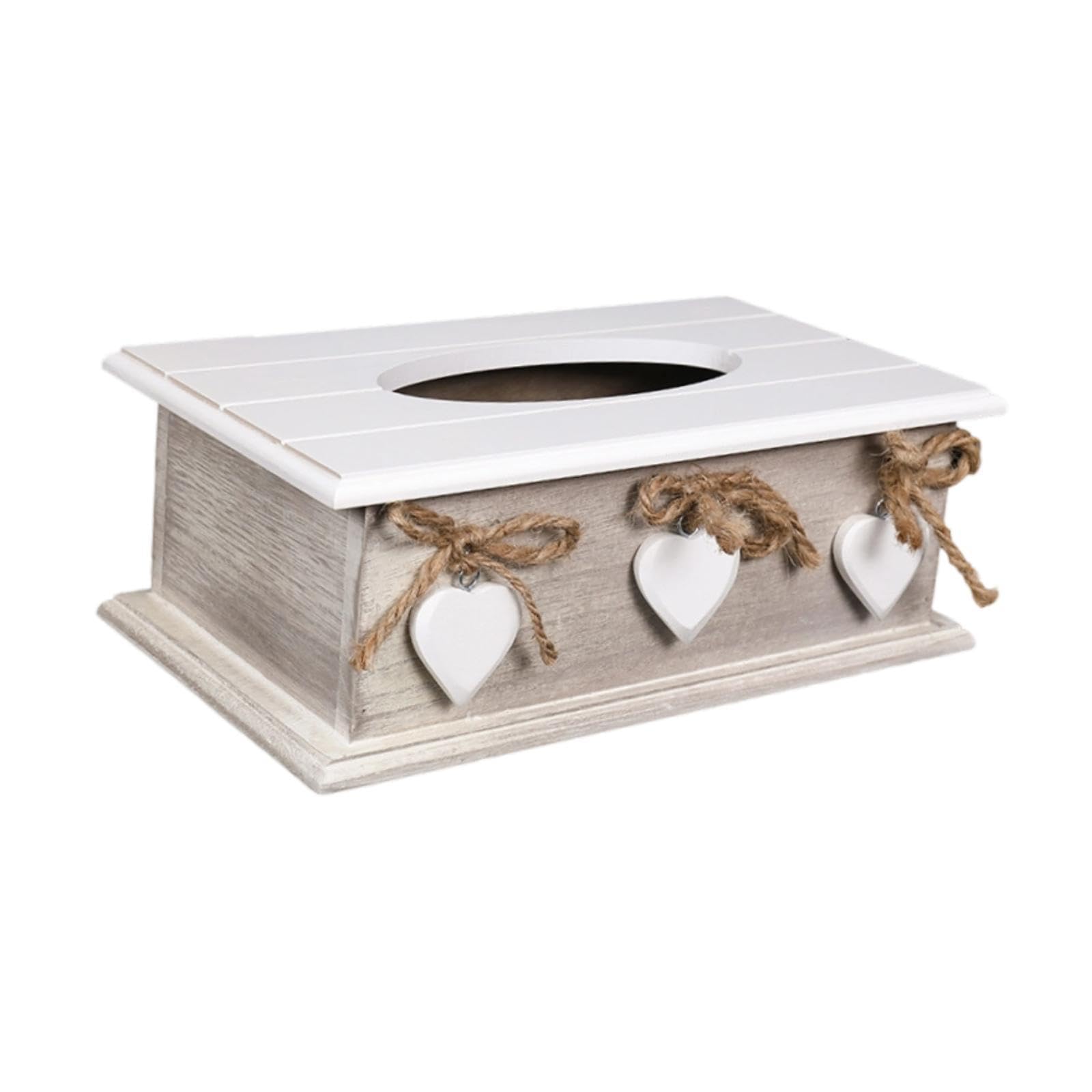 Caja de Pañuelos Decorativa de Madera para Colocar sobre Una Mesa O Mostrador. Soporte de Papel Higiénico de Madera.