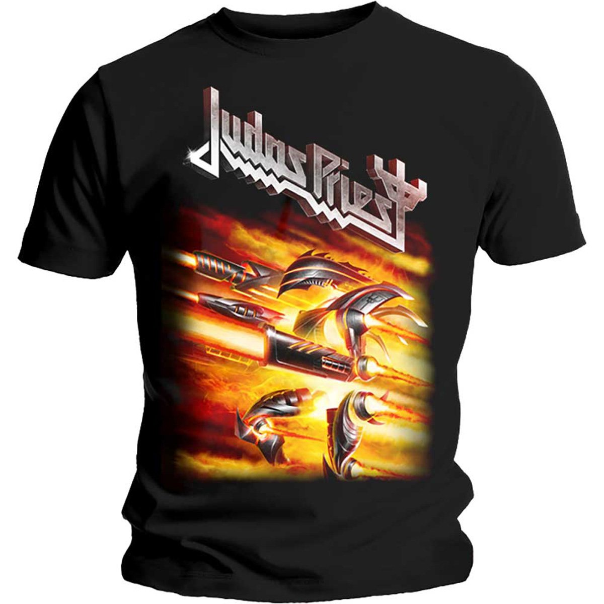 Judas Priest Firepower Official Tee T-Shirt Mens Unisex (Small) Black
