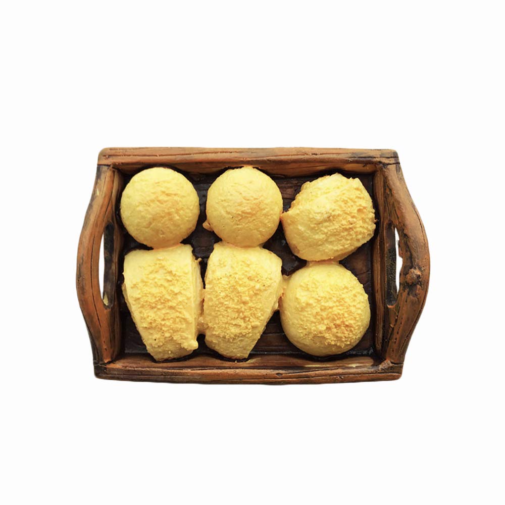 Wedarego Bread Delicious Food 3D Refrigerator Magnet Resin Travel Souvenirs,Handmade Home & Kitchen Decoration Fridge Magnet Collection Gift