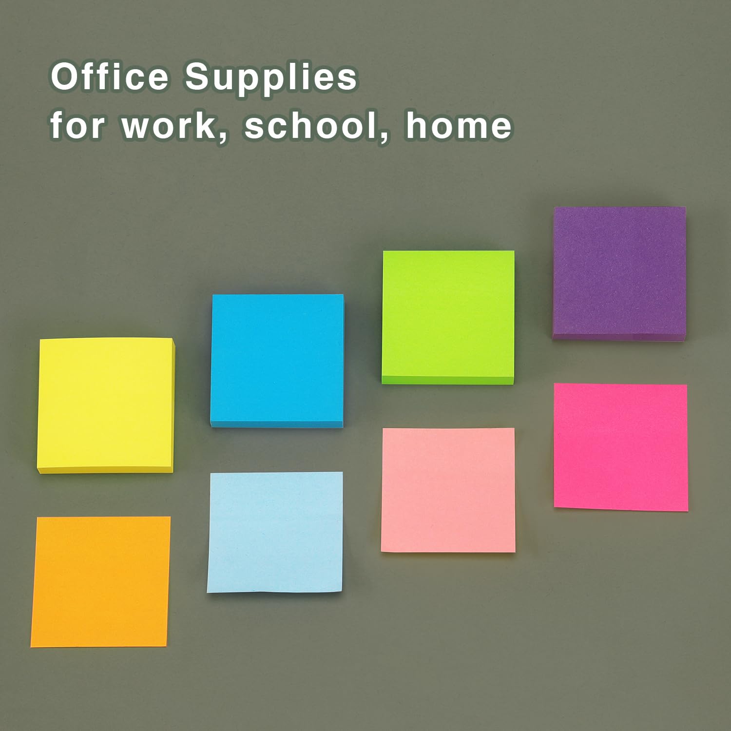 Kores - Yellow Lined Sticky Notes, Self-Adhesive Memo Note Pad, 150 X - View #7