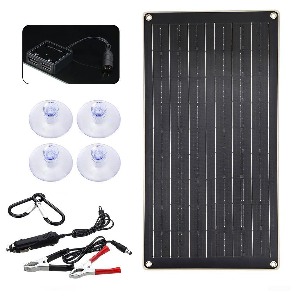 Pannello per solare Monocristallino 40W 18V Compatto Pannello