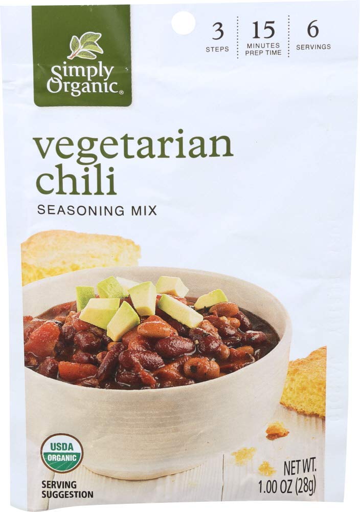 Simply Organic Mix Chili Vegetarian Org