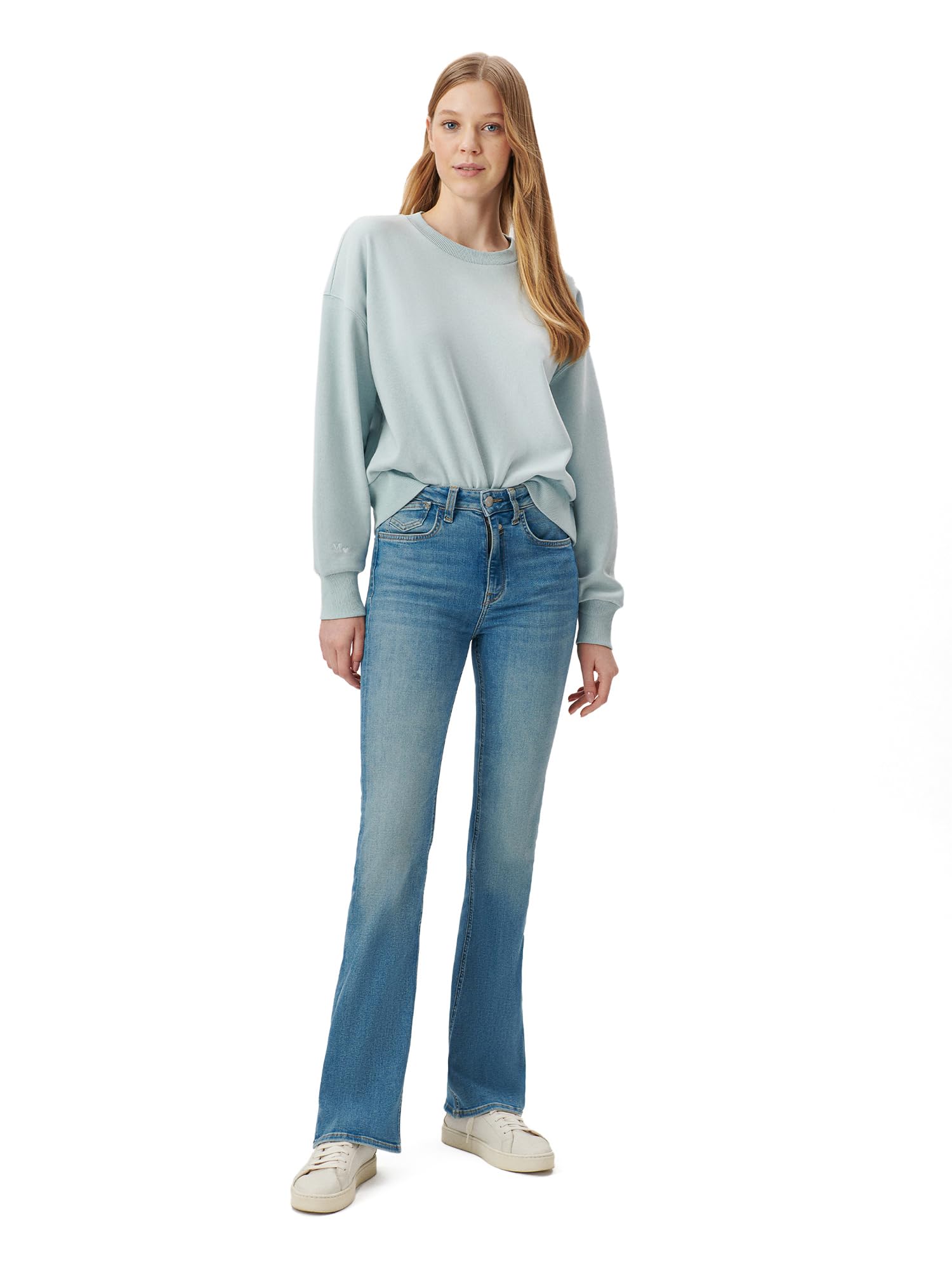 Mavi Damen Pullover Regular Crew Neck Sweatshirt