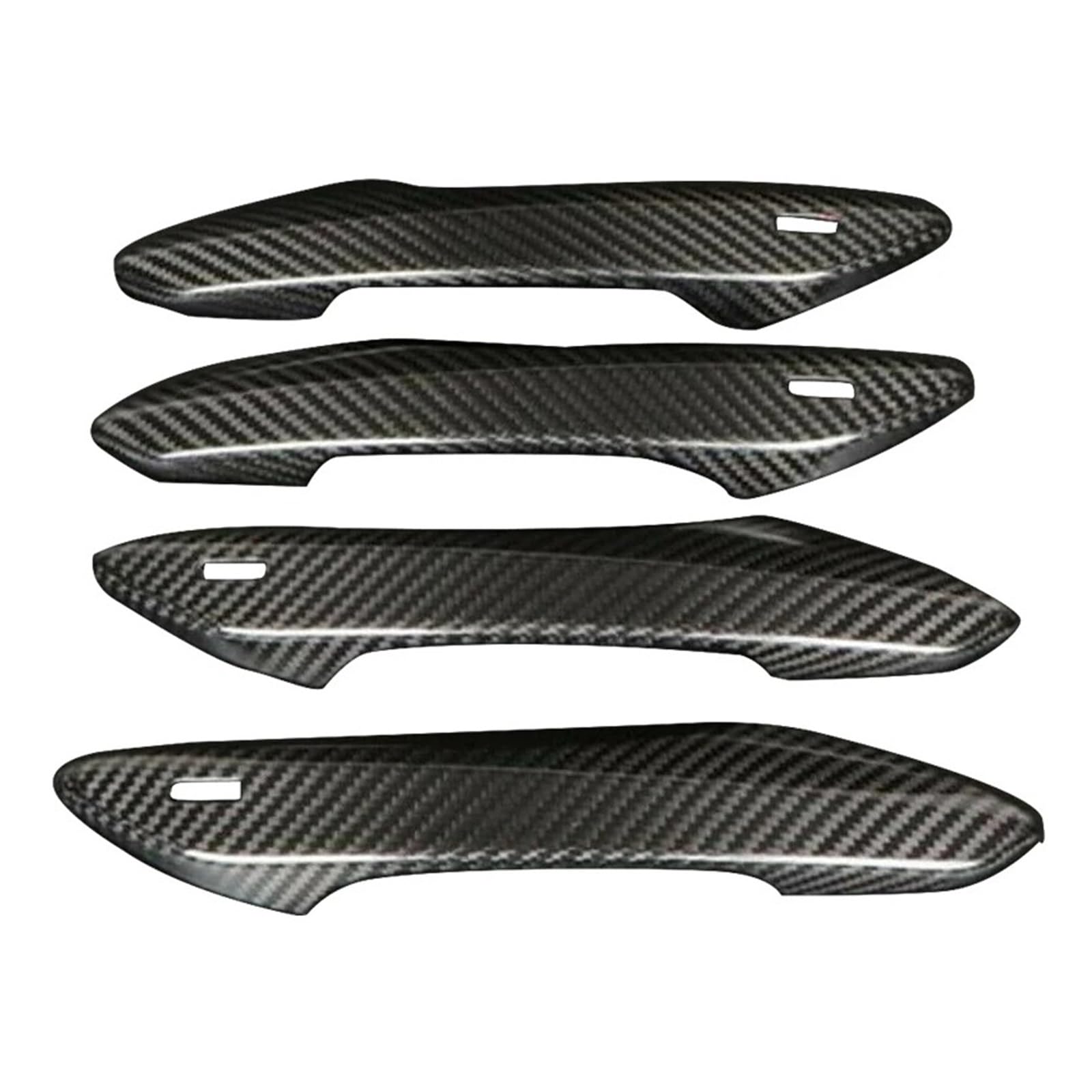 Pacsci One Color Car Outer Door Handle For Lexus For Rx350 For Rx450h For Rx200t Rx350hl Rx450hl Carbon Fiber Style Car Exterior Door Handle Cover Trim