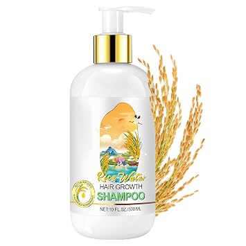 Rice Water for Hair Growth Shampoo With Biotin & Rosemary Oil for Thinning Hair and Hair Loss, Shampoo for Hair Growth to Thicken Hair, Anti Hair Fall, Shampoo for Hair Regrowth, All Hair Types