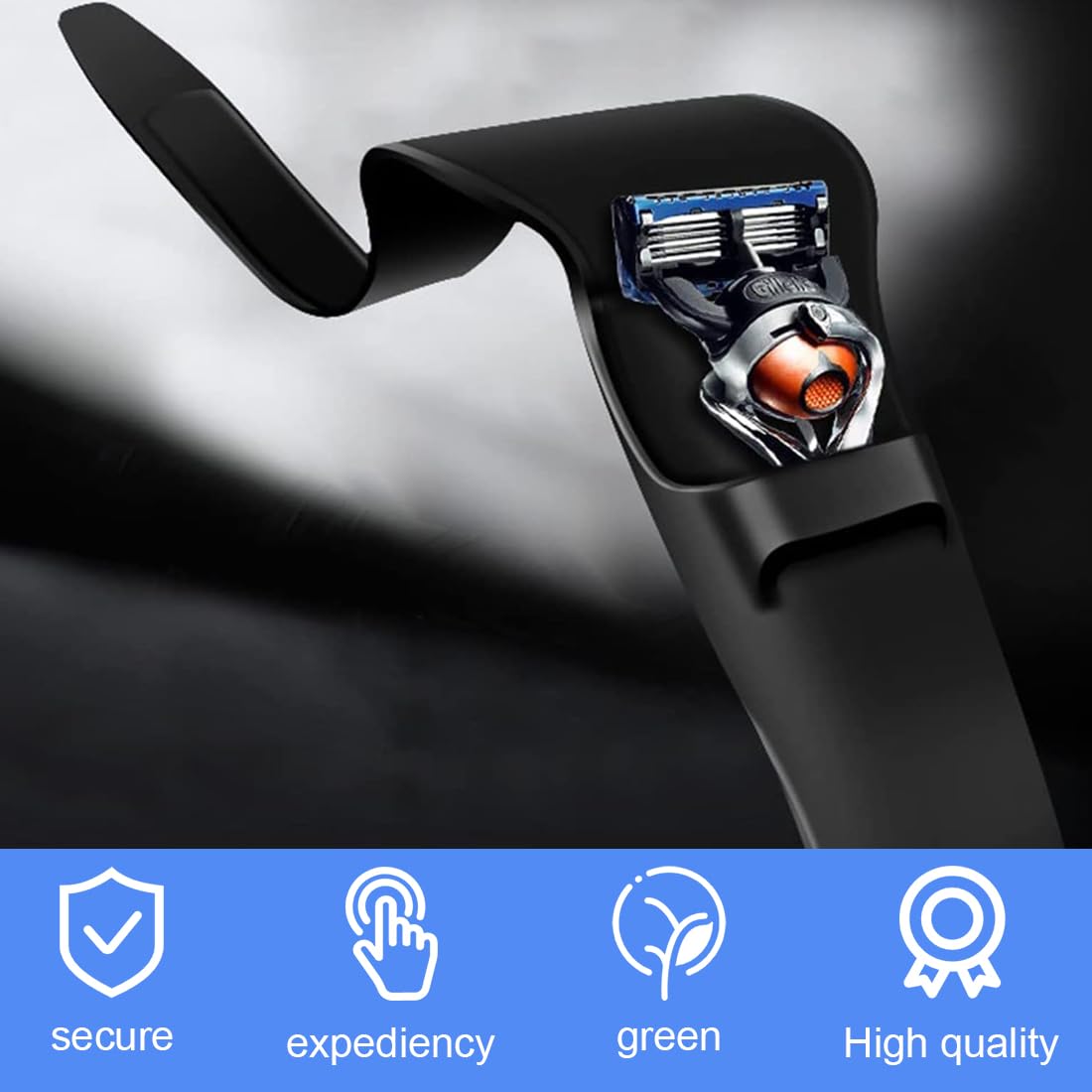 IKOPFLN Custodia rasoio sicurezza del silicone di viaggio impermeabile per Gillette Parker, 1 pezzo