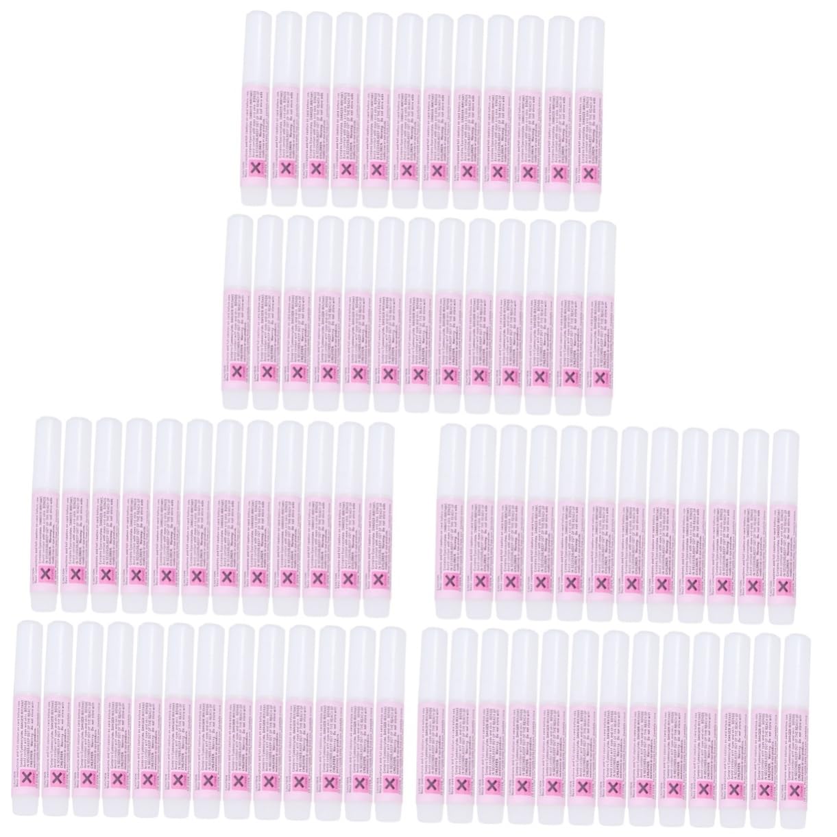 Healvian 75piezas Adhesivo Para Uñas Artificiales Pegamento Super Fuerte Para Manicura Secado Rápido y Alta Adhesión Para Uso Profesional y Casa