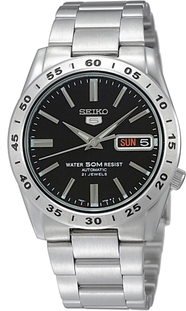 Seiko 5 Herren-Uhr Edelstahl mit Metallband SNKE01K1