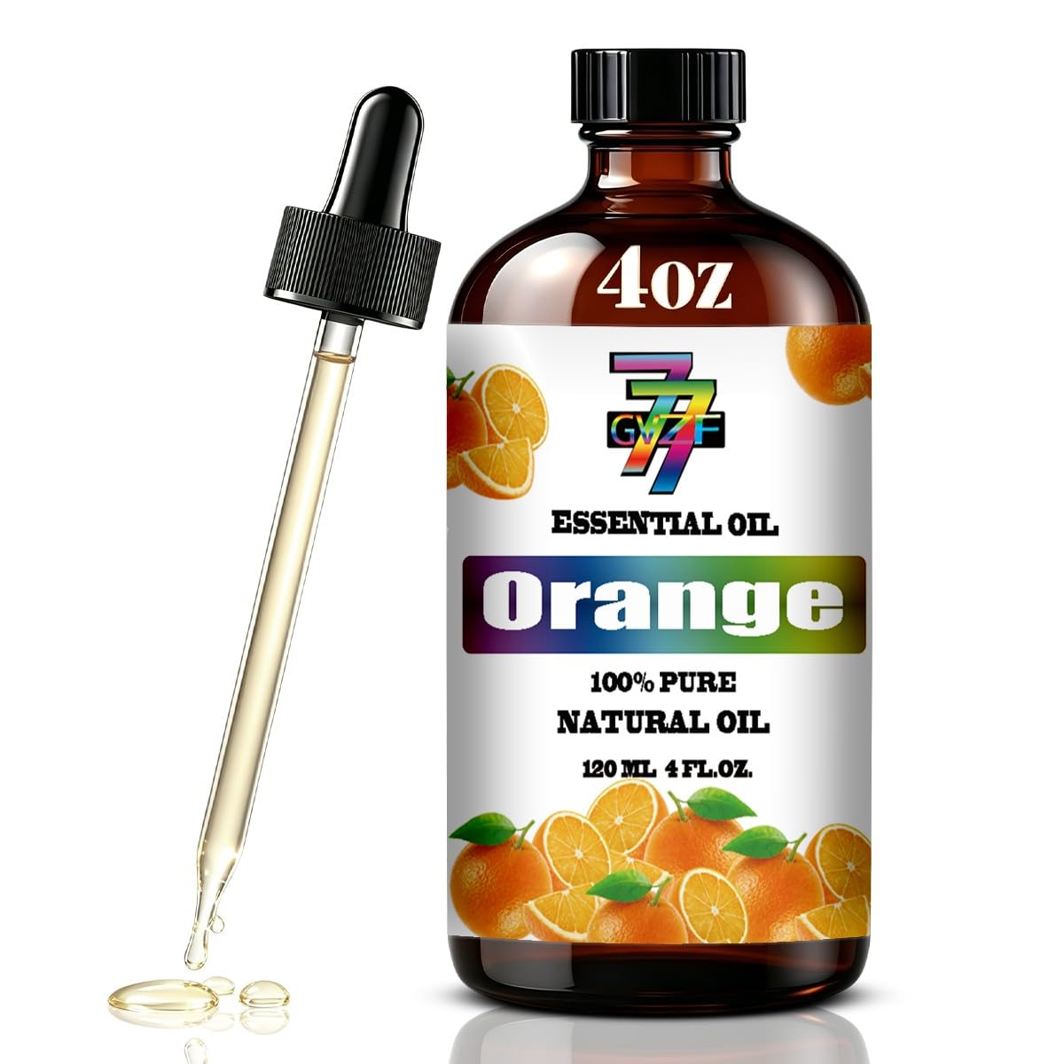 Sweet Orange Essential Oil for Diffuser Massage, Orange Oil 4 fl oz