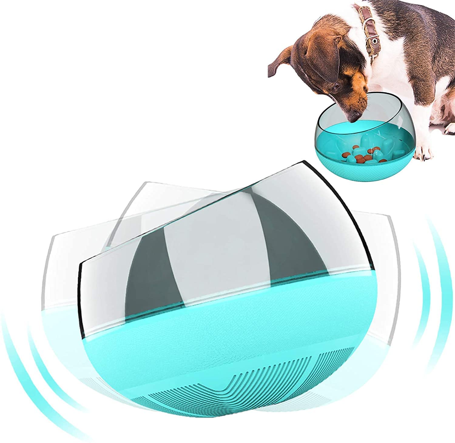 Woofy Dog Slow Feeder Bowl - Capsule Figure with Tumbler Design - Anti-Gulping Pet Slower Food Feeding Dishes - Non Slip Puzzle Bowl - Durable Preventing Choking Healthy Design Dogs Bowl - Mulicolor (B0BZ4TGM8M) Amazon Price History, Amazon Price Tracker