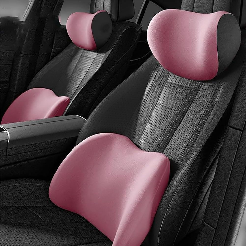 Samochodowa poduszka podtrzymująca lędźwie i zestaw poduszek pod szyję do samochodu Mitsubishi Xpander 2021, ergonomiczna, łagodząca ból szyi, pleców, akcesoria do wnętrza samochodu,
