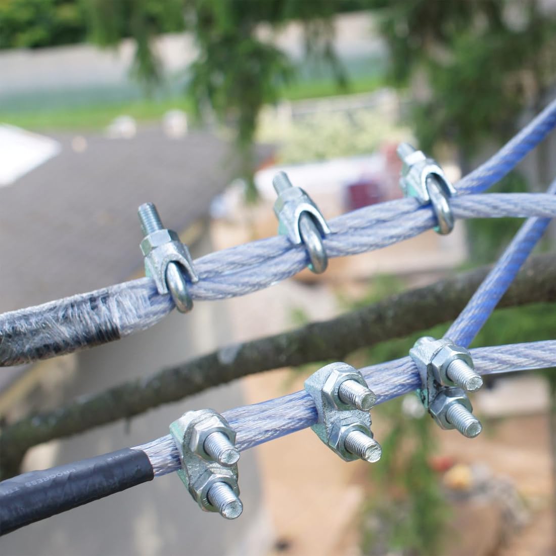 5 Morsetti Serracavo In Acciaio Inox 304 - Perfetti Per Giardino, Recinzioni E Fai Da Te - Foto 5