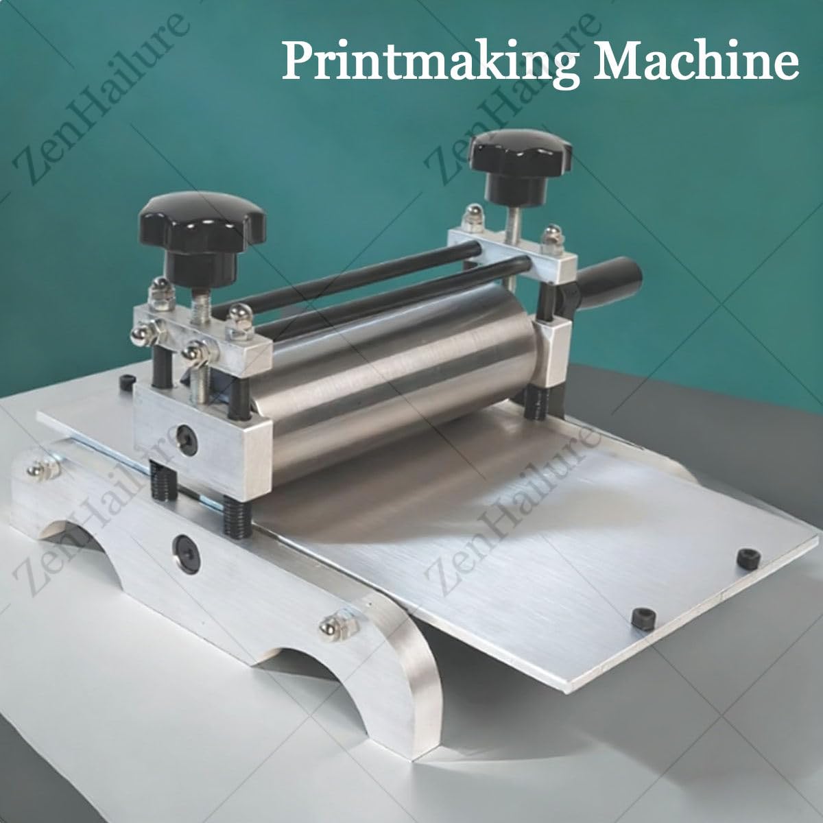 Pressa per incisione manuale per stampa, altezza del rullo regolabile, laminatore professionale per legno e rame, facile da riporre per display decorativi