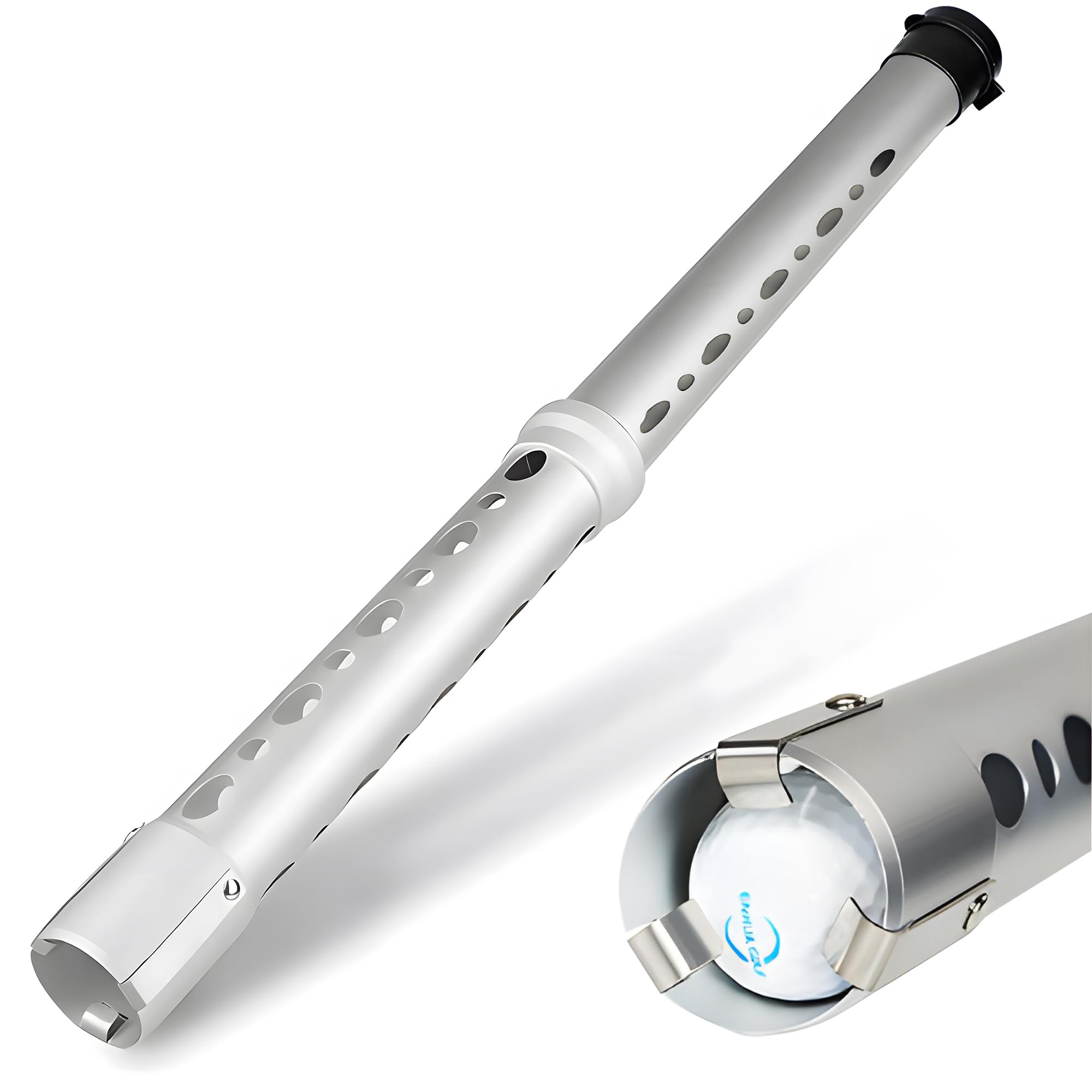 BQKOZFIN Aluminium Golf Ball Retriever Golf Ball Picker Upper Tube