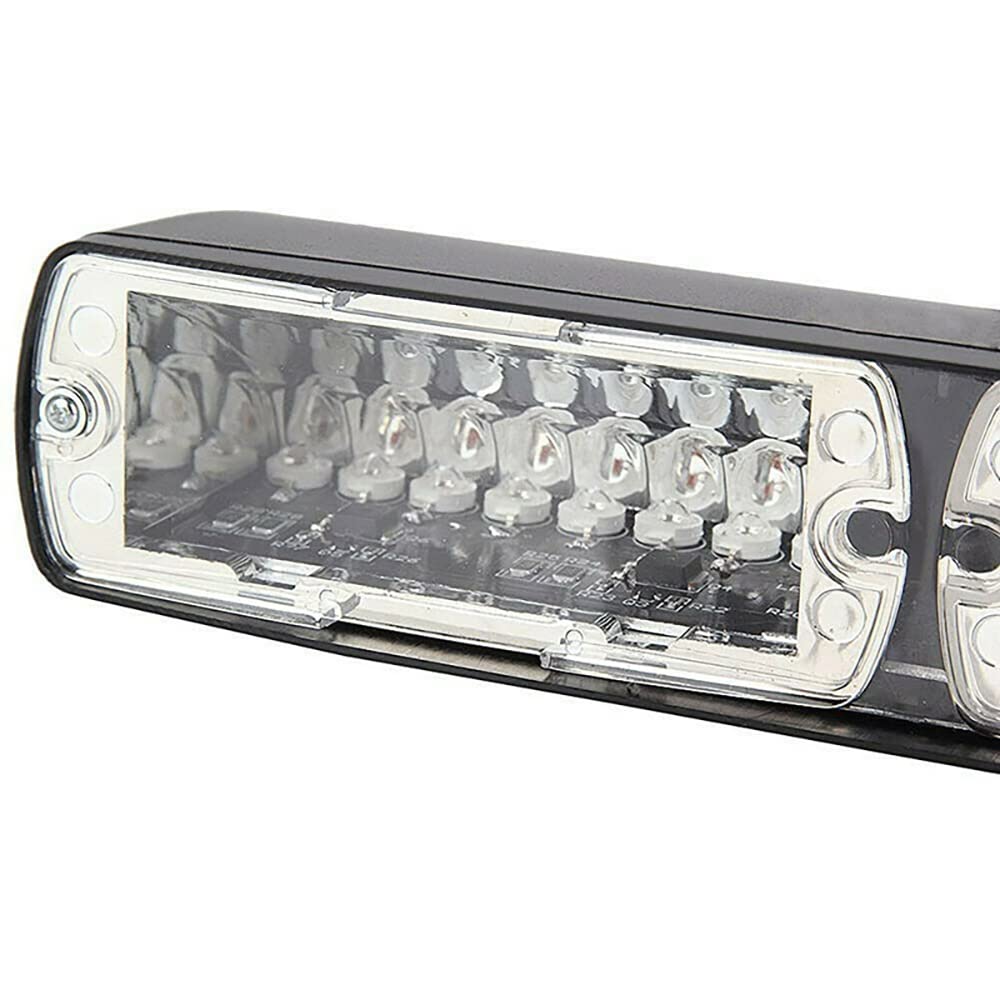 16LED Luces De Policía Luz Estroboscópica LED 16W Lámparas De Señalización De Emergencia Intermitente