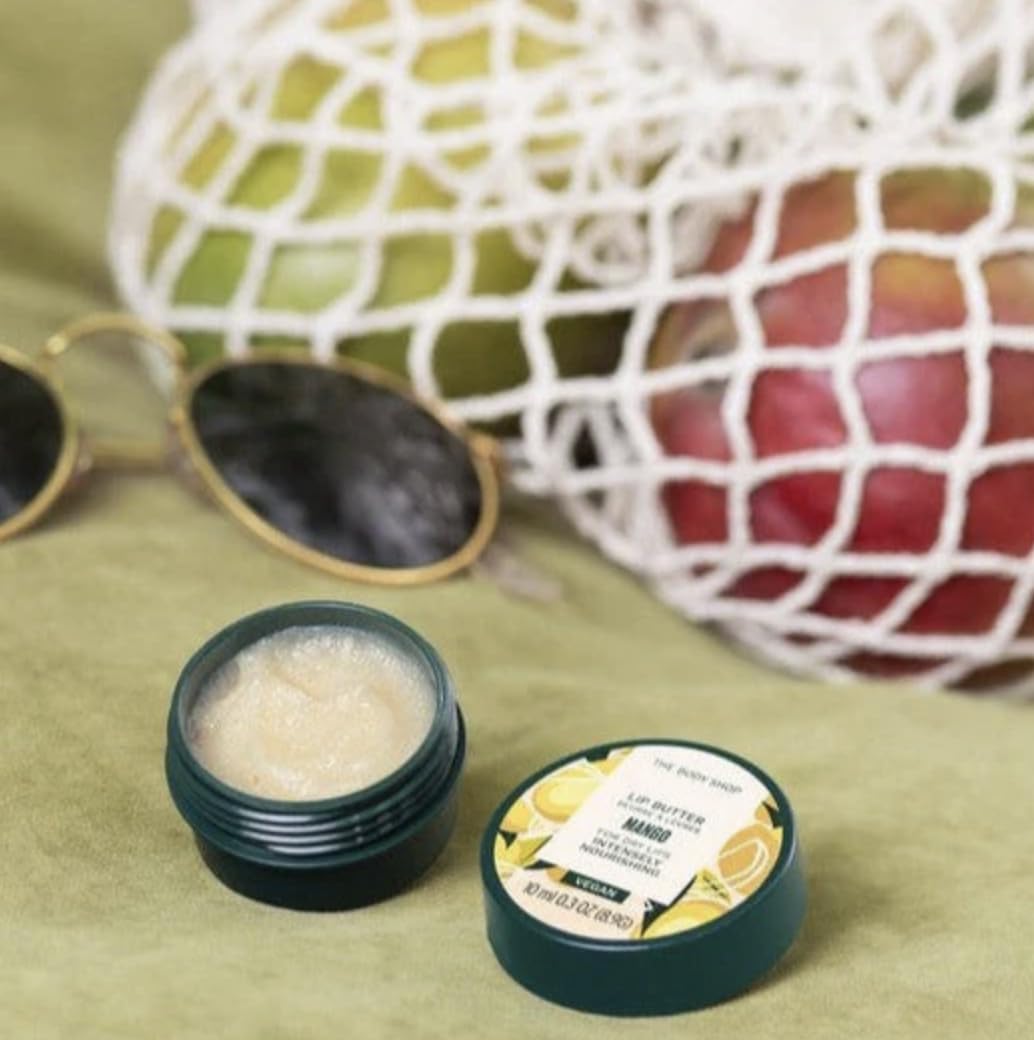 The Body Shop Lippenpeeling mit Mango, 20 ml – sanftes Peeling für weiche Lippen, feuchtigkeitsspendend & belebend