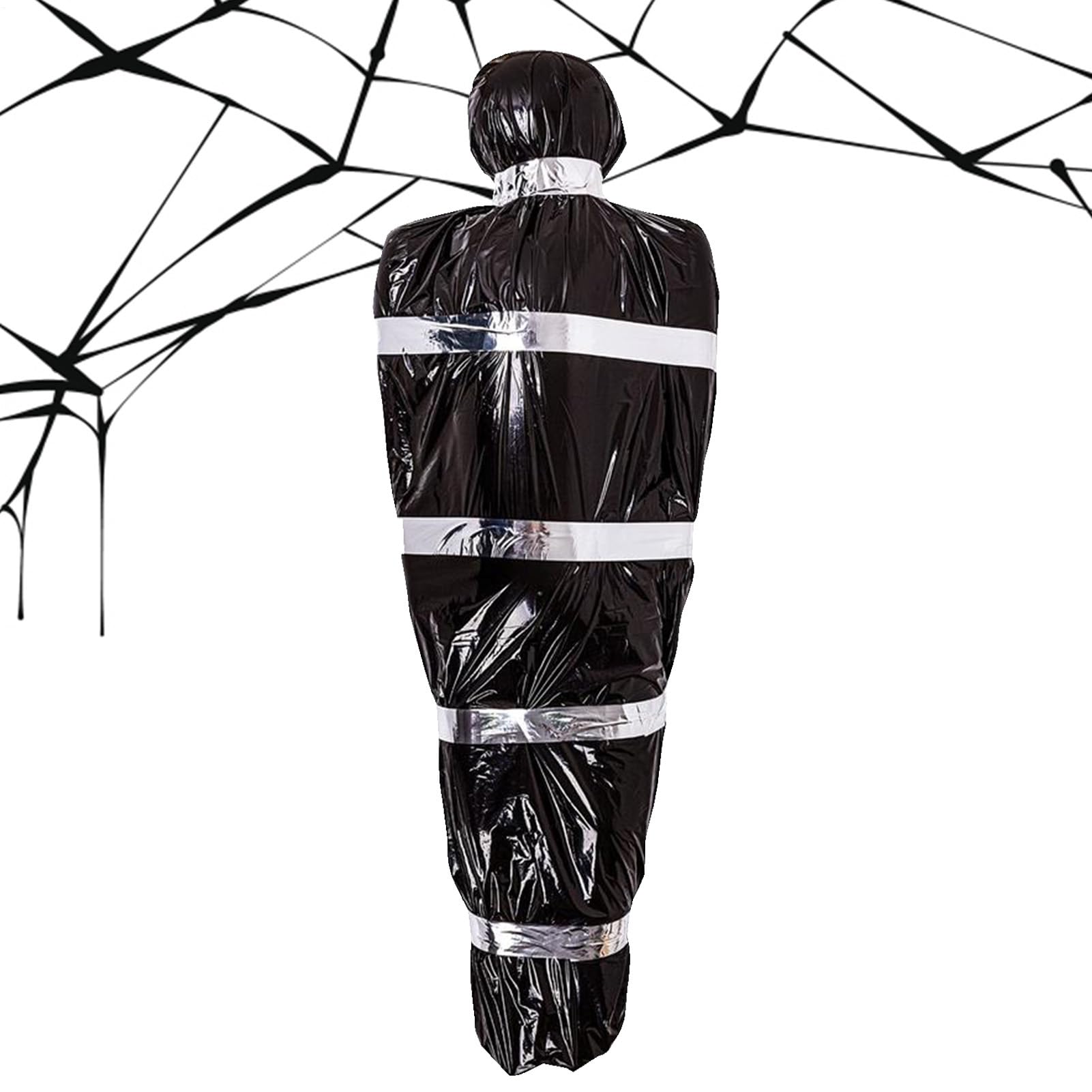 Decoraciones Halloween Exterior | Cadáver De Halloween - Accesorio Terrorífico Cadáver Falso en Bolsa para Casas Encantadas Interior Exterior