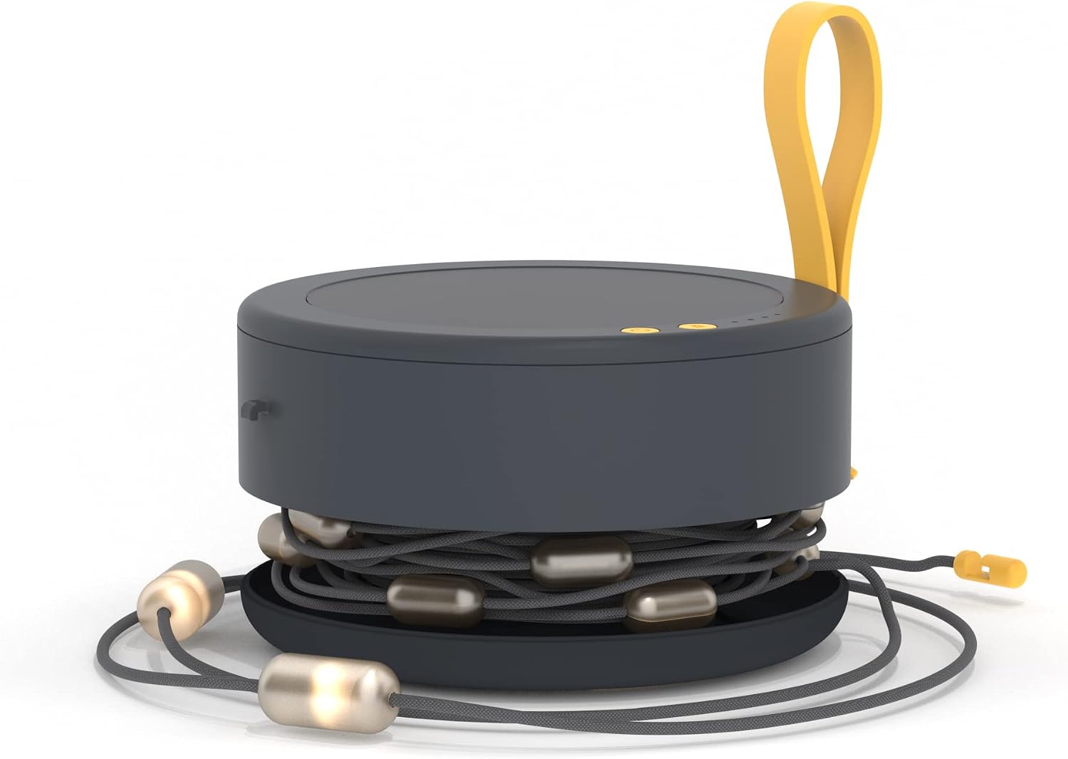 MPOWERD Luci Solar String Lights + Power Hub: White 44' | Detachable 44 ft Cord | 140 Lumens LEDs | Lasts Up to 40 Hours | Rechargeable via Solar or USB | Waterproof | Camping, Pool/Patio, Travel