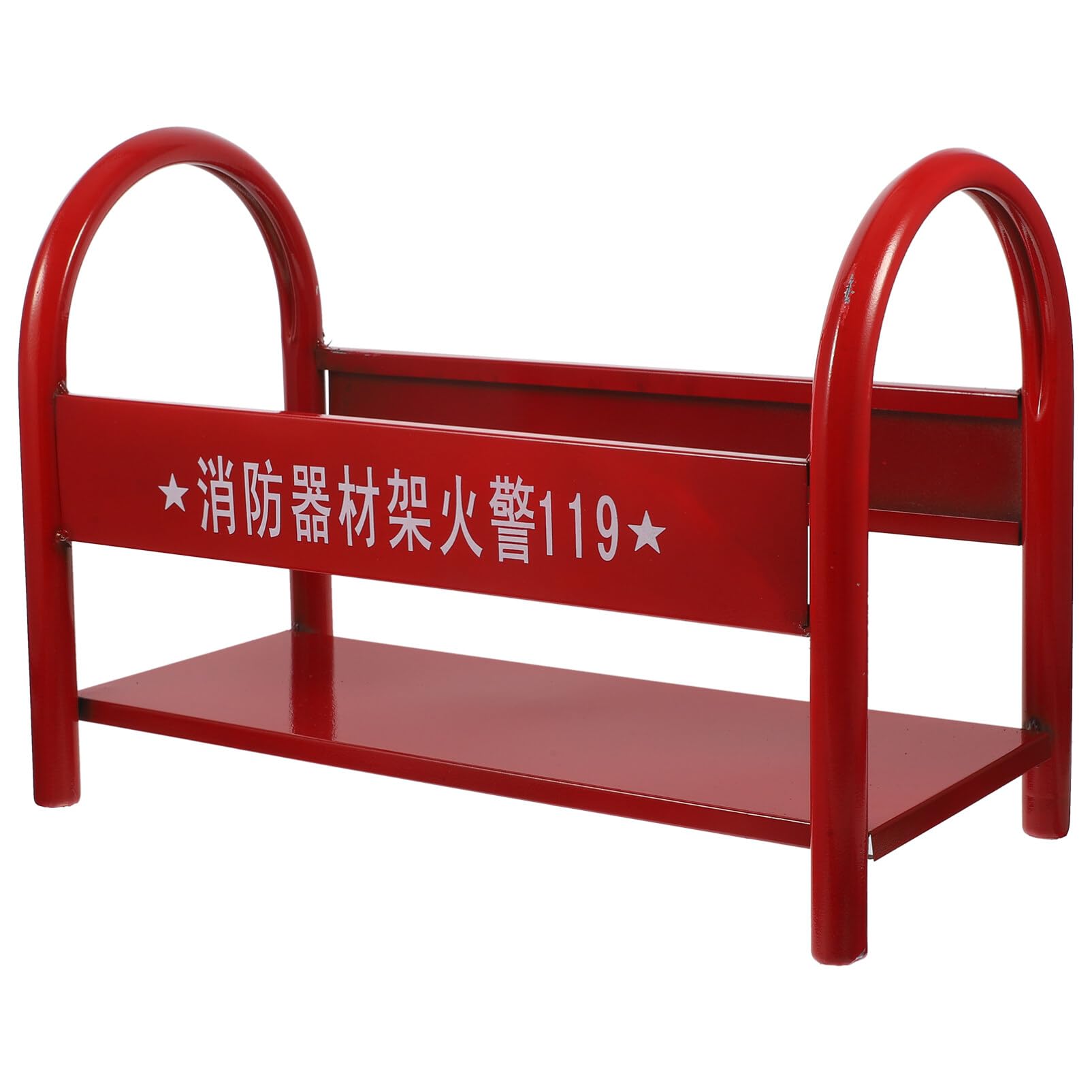 Soporte para Extintor de Incendios de Alta Resistencia Rojo | Hierro, Capacidad 2-4kg, Estructura Simple y Práctica, Acabado de Fabricación Delicada Estilo Aleatorio
