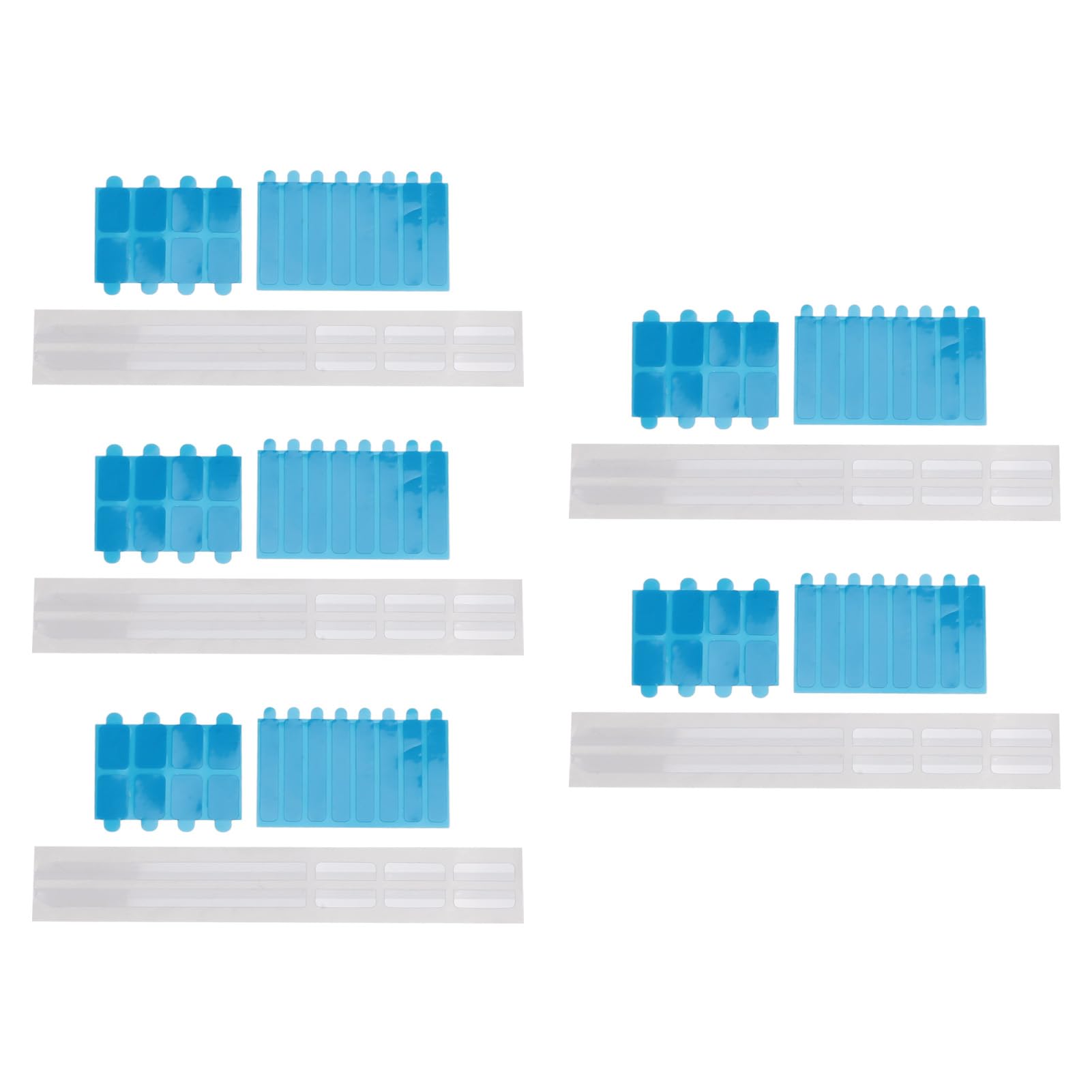 Fydun Privacy Screen Replacement Set Adhesive Strips Slide Mount Holder Tabs Computer Wide Range Applications Sturdy Plastic