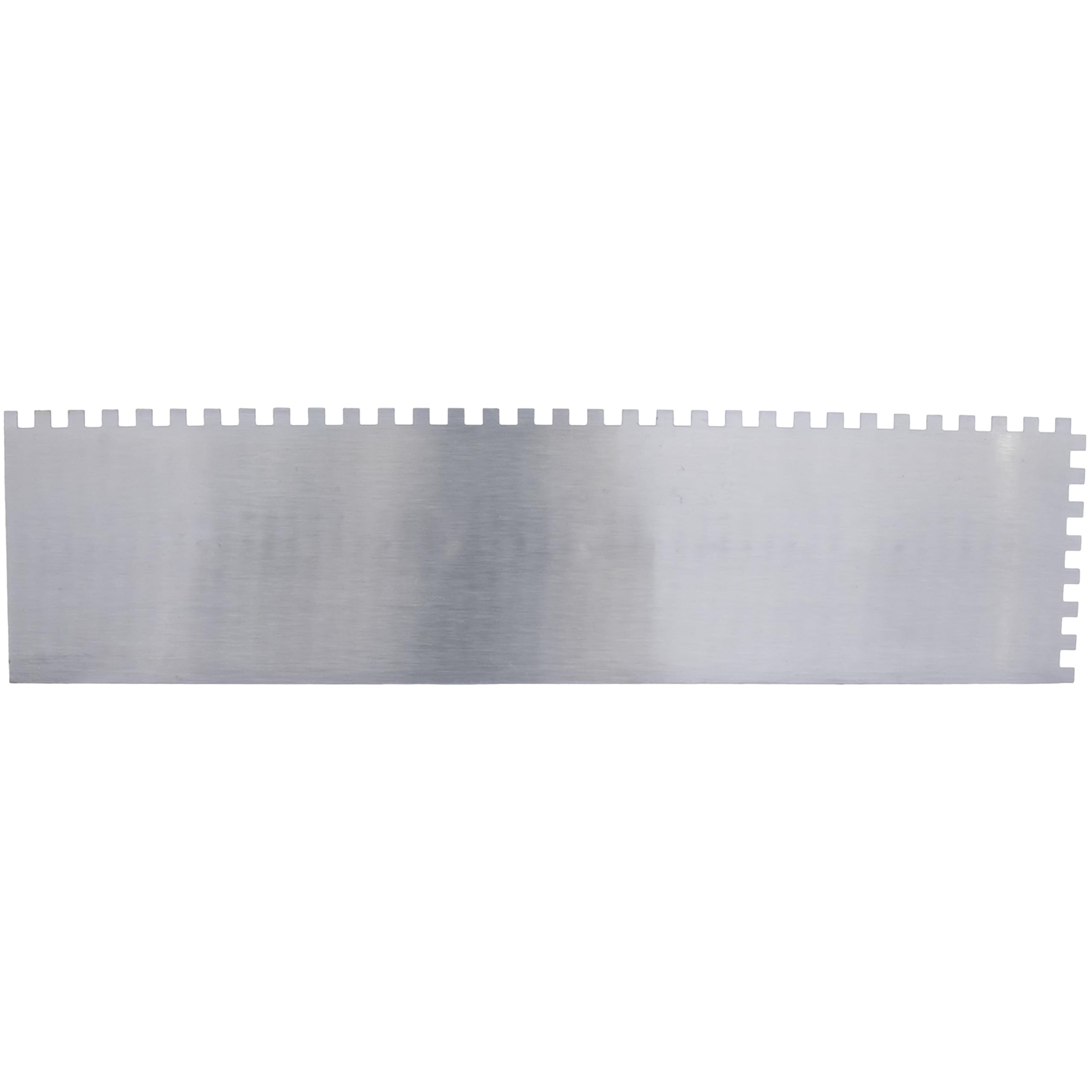 Spatola dentata Marshalltown, tacca: SQ-6x6x6x6 mm con impugnatura morbida, in acciaio, per piastrellisti, dimensioni: 279x114 mm