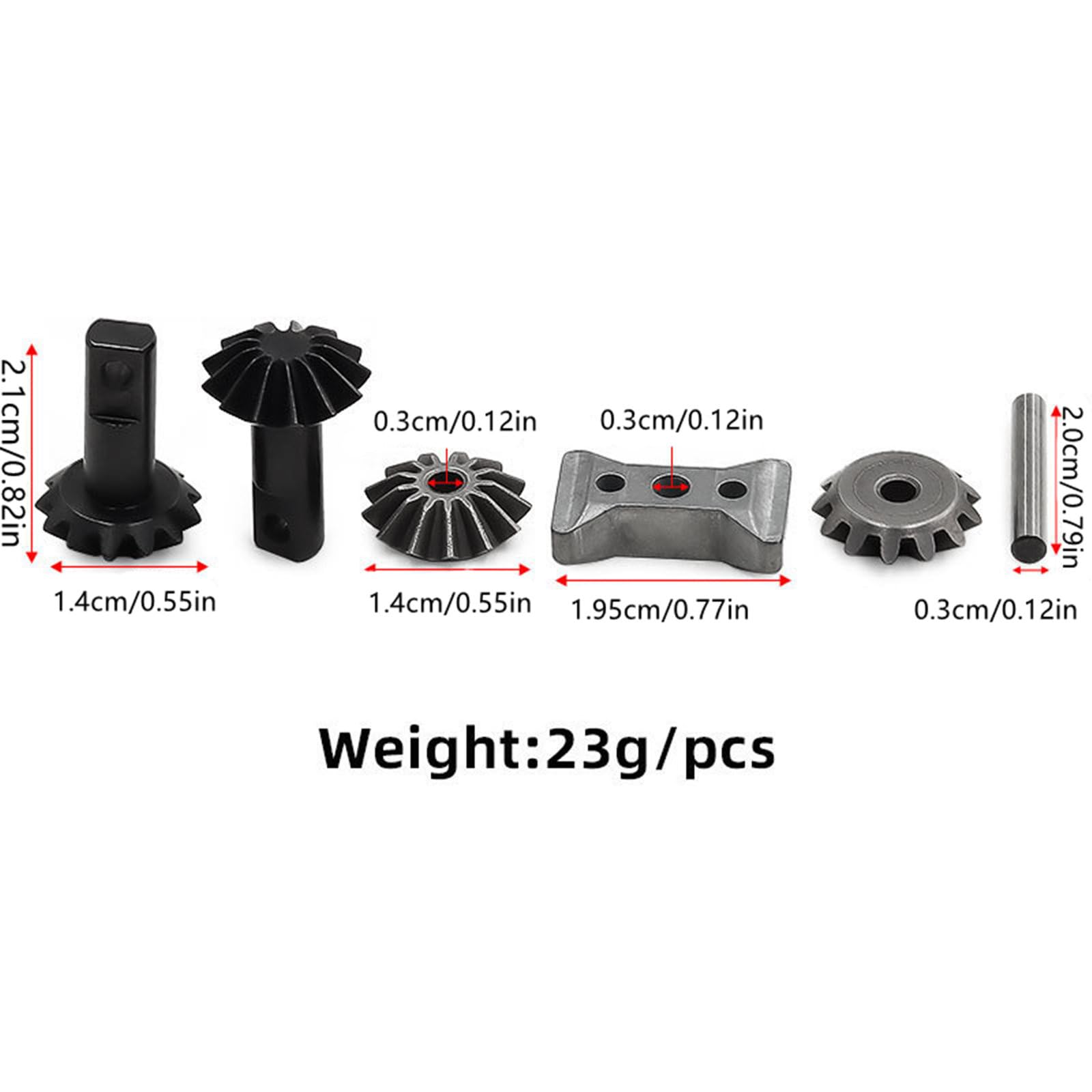 ZEZEFUFU Kit differenziale per auto RC per TRAXXAS Revo/E-Revo/Summit/T/E-Maxx #5382X