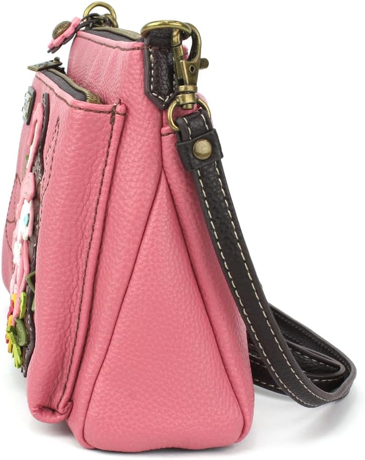 CHALA RFID Protected Vegan Leather Deluxe Crossbody Bag with Adjustable Straps - Image 3