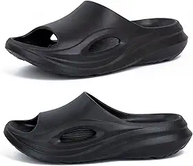 Novas sandálias masculinas, fascite plantar, almofada grossa, ortopédica masculina, chinelos atléticos, leves, confortáveis, antiderrapantes, sapatos macios de praia de verão