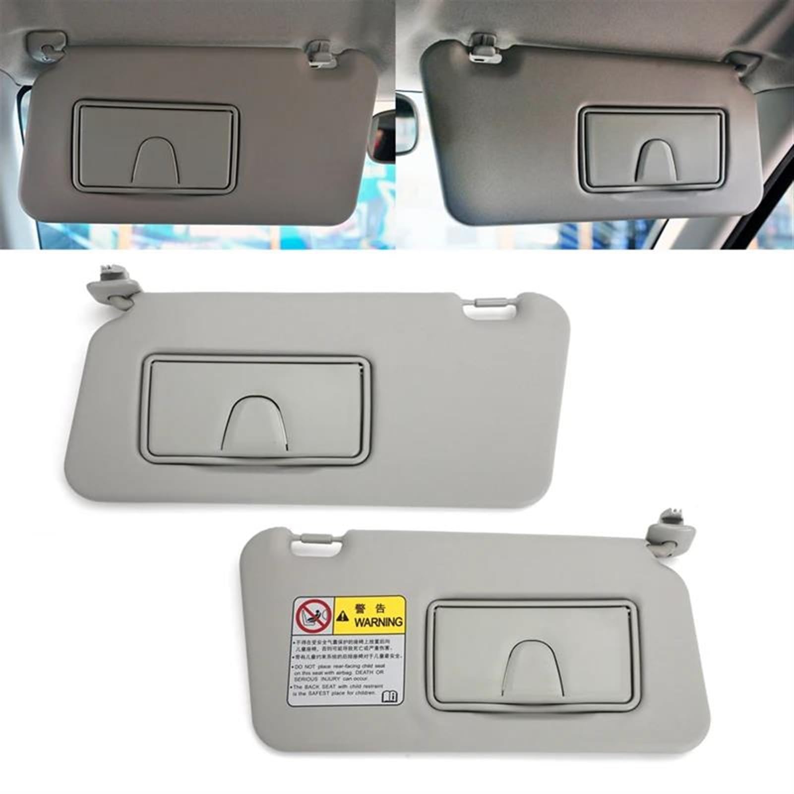 Für Suzuki Swift 2006-2016 2007 2008 2009 2010 Splash 2011 84802-63J51Linke Rechte Seite Sonnenblende Sonnenschutz Mit Spiegel Sonnenblende(Left)