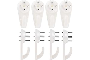 PinCute Brick Wall Hangers - 60 Pack Invisible Picture Hanging Hooks