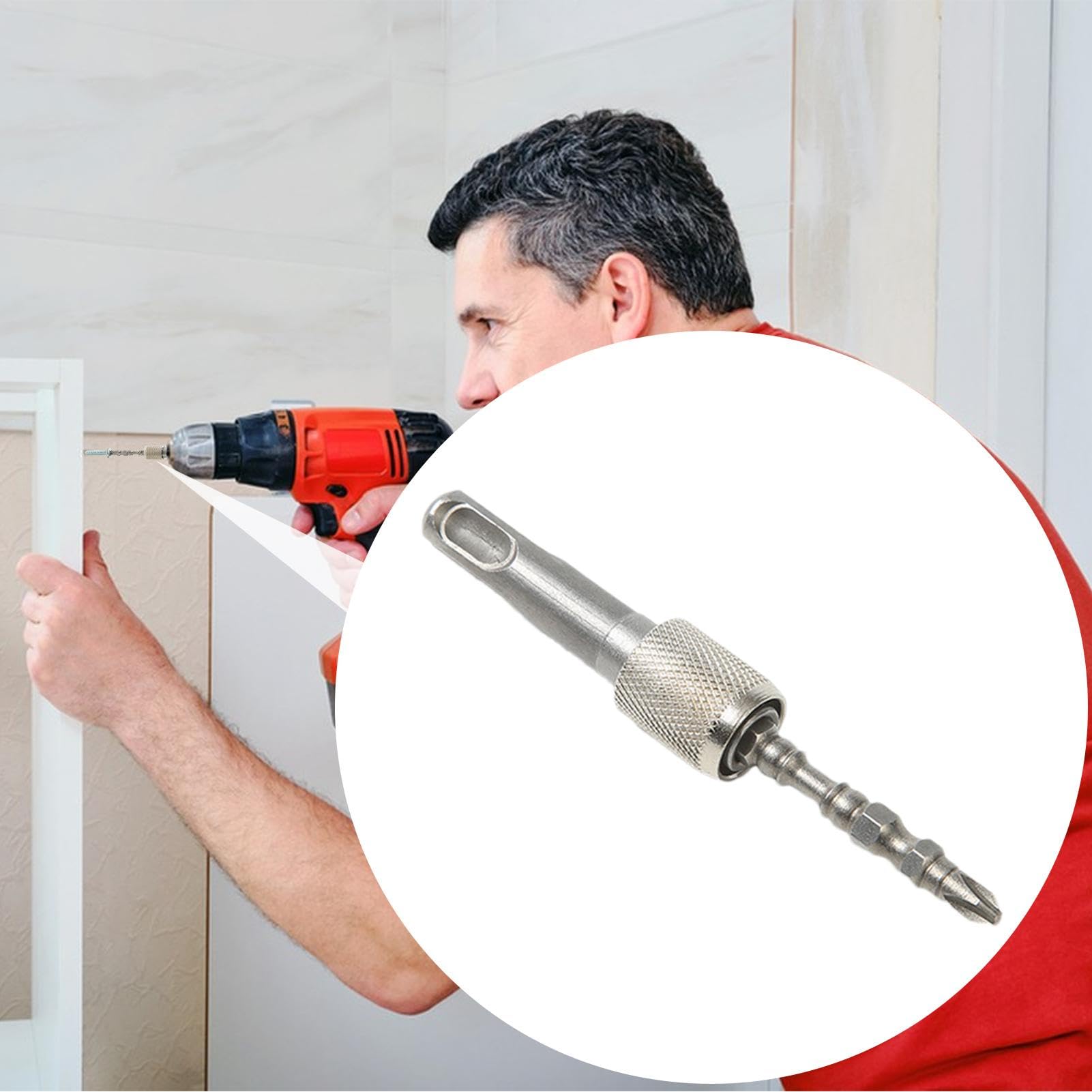 M12 Impact Driver Drill Chucks Adapter Electric Hammer Drill Head - Main Image