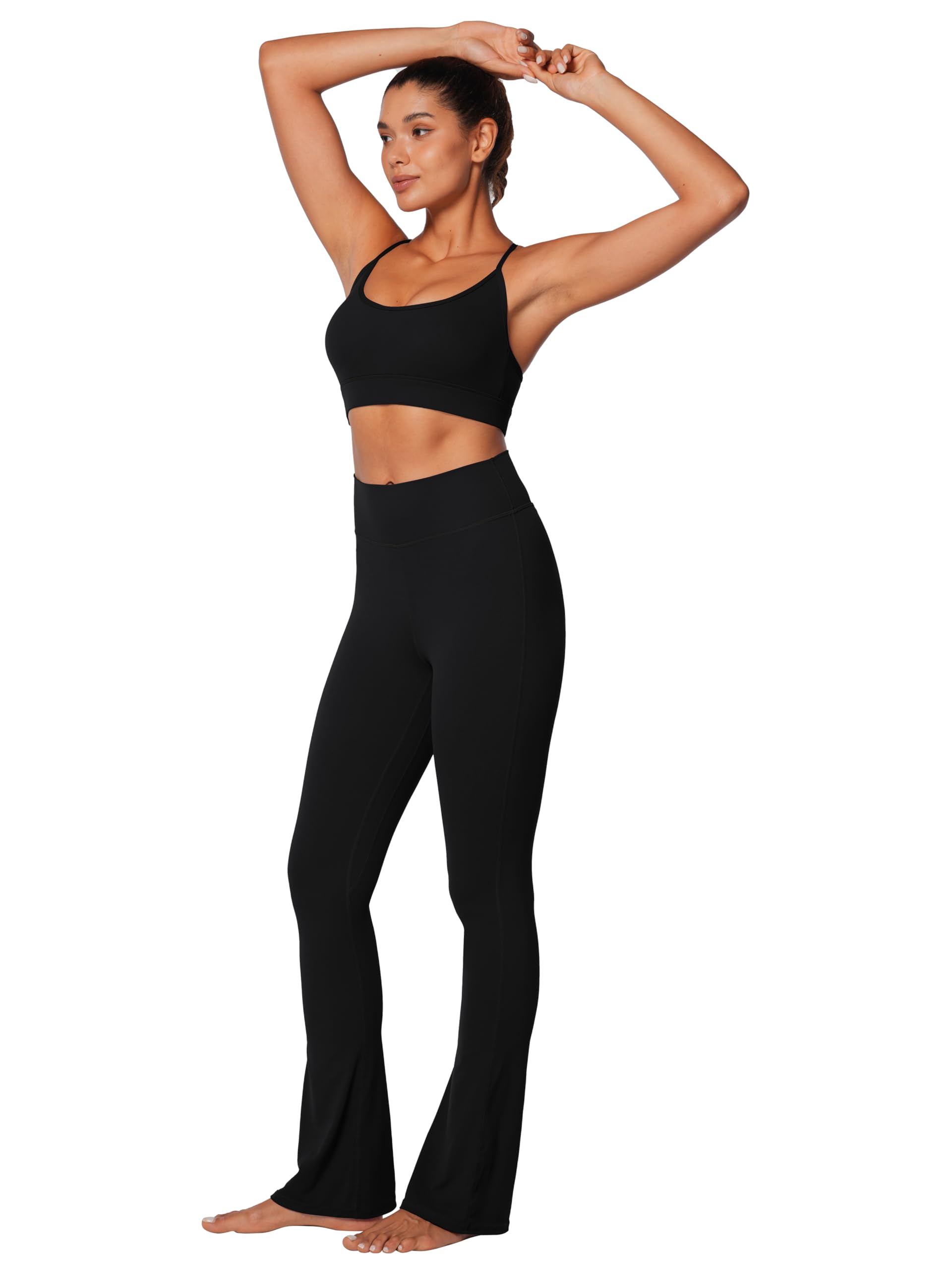Sunzel Reggiseno sportivo da donna, reggiseno incrociato aperto sulla schiena regolabile, reggiseno imbottito per allenamento palestra yoga con cuscinetti rimovibili