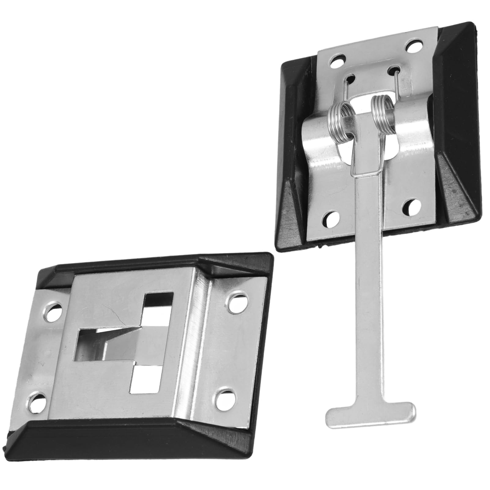 Unomor T-Style Door Holder for Rv Entry Door Catch Metal Catch Holder Zinc Coating