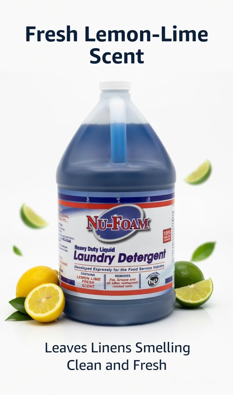 Nu-Foam Heavy Duty Liquid Laundry Detergent - 1 Gallon