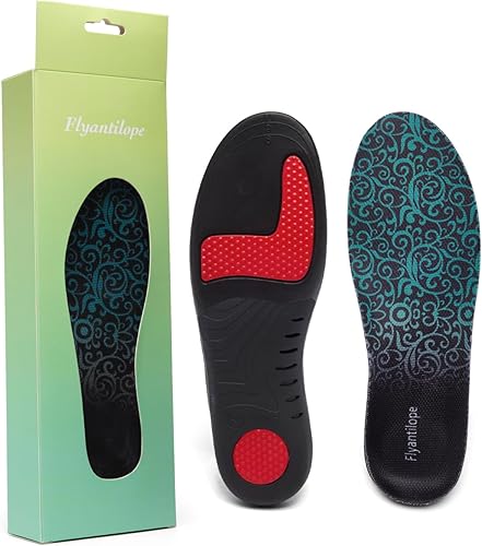 Miniatura 6 de Plantillas ortopédicas para fascitis plantar, pies planos, plantilla de soporte de arco para hombres y mujeres, de pie todo el día, cómodo inserto