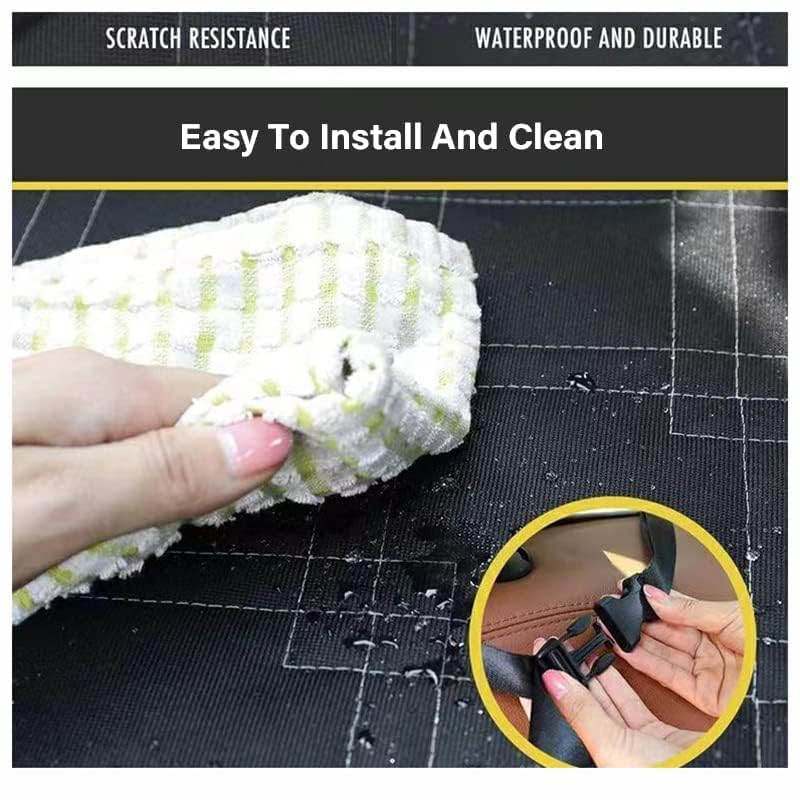 POWEC Chien Chien Coffre de Protection, pour Land Rover Range Rove(5seats) 2018-2019 Imperméable Antidérapant Tapis Voiture Housse siège avec Protecteur latéral