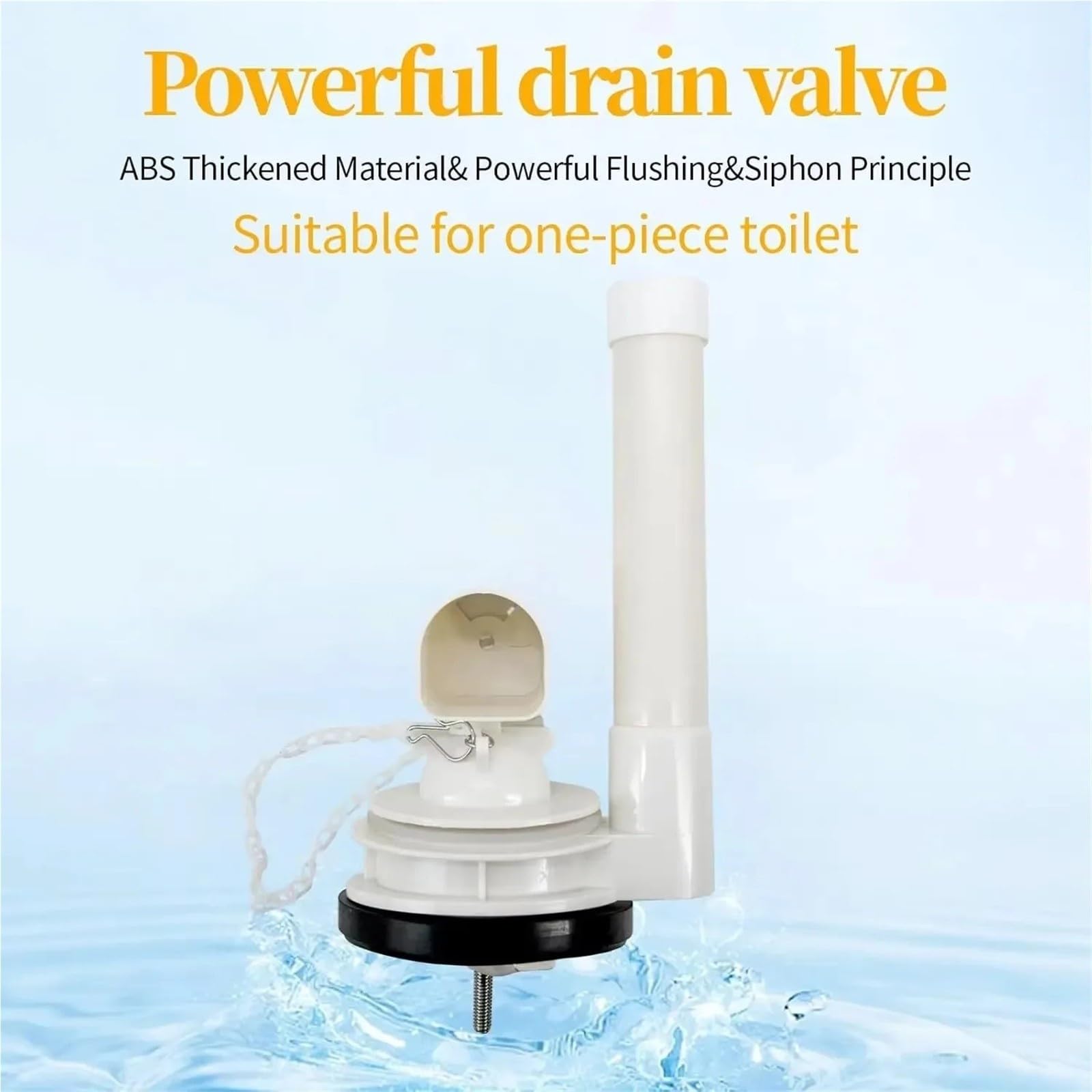 Spülkasten Ersatzteile 2-Zoll-Toilettenspülventil-Ersatzset | Einteiliger kompatibler Tank