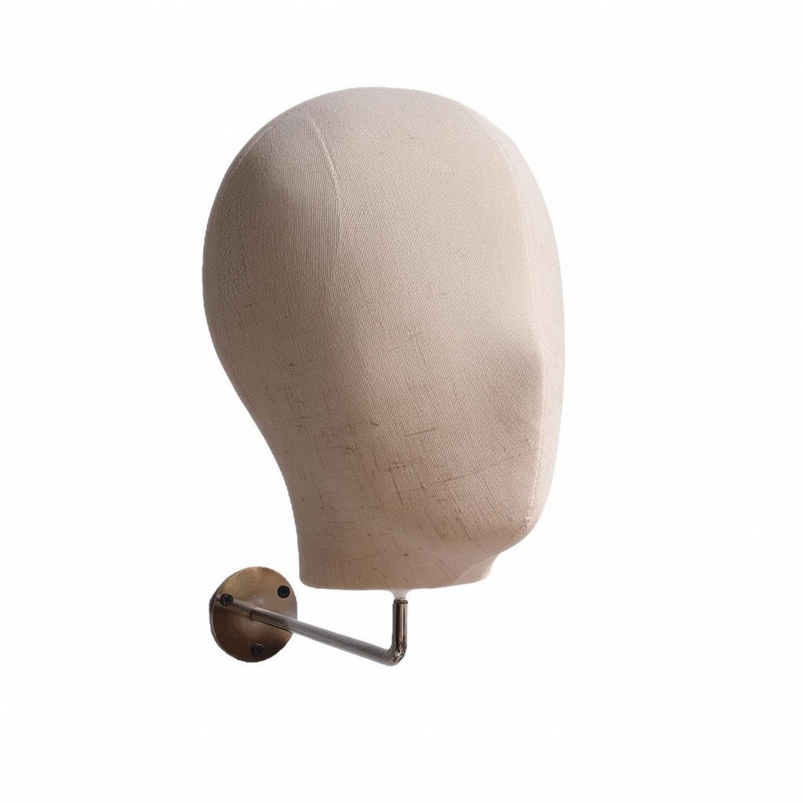 Wall-Attached Mannequin Head Space-Saving Mannequin Head with Wall Mount Easy Installation Hanging Hairpiece Stand for Retail Stores, Dressing Rooms-image-14