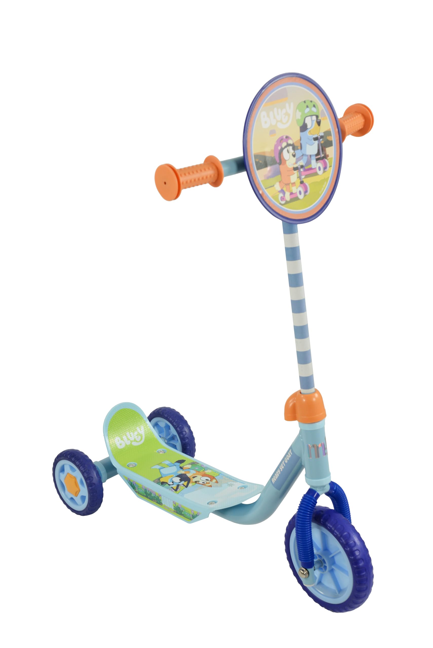 Bluey Toys Kids Scooter Age 3 - Adjustable 3 Wheel Scooter for 3 Year Old - Girls and Boys - Multicoloured