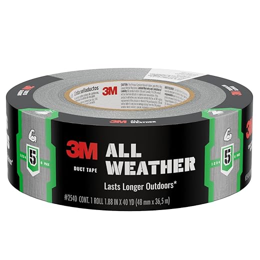 3M All Weather Duct Tape: 1.88 in. x 40 yds. (Silver)