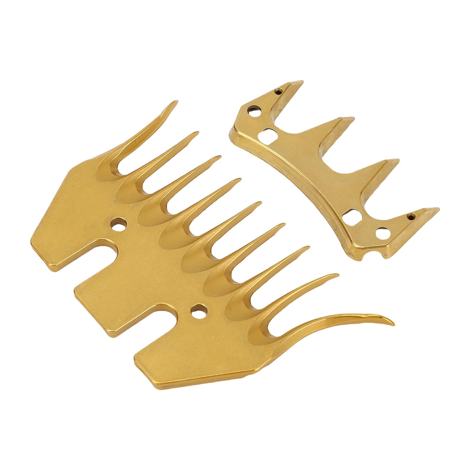 SIXRUN Lames de Rechange pour Tondeuse à Mouton à 9 Dents, Couleur or Longue Durée, avec Revêtement avancé pour les Professionnels