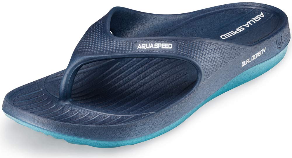 Aqua Speed ALCANO Sandales de Bain pour Hommes et Femmes | séparateurs d'orteils | Sandales de Douche | antidérapants